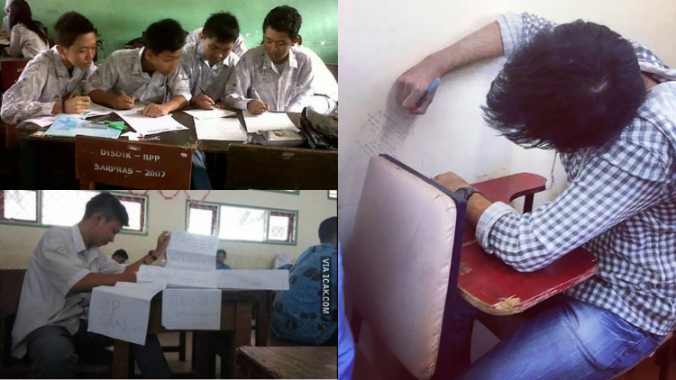 11 Momen Kocak Saat Ujian Sekolah ini Pasti Bikin Kamu Rindu Suasana Kelas. Online Terooos~