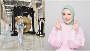 Dikritik Pakai Sepatu di Masjid Istiqlal, Ayana Moon Beri Penjelasan: Sudah di Luar Batas Suci