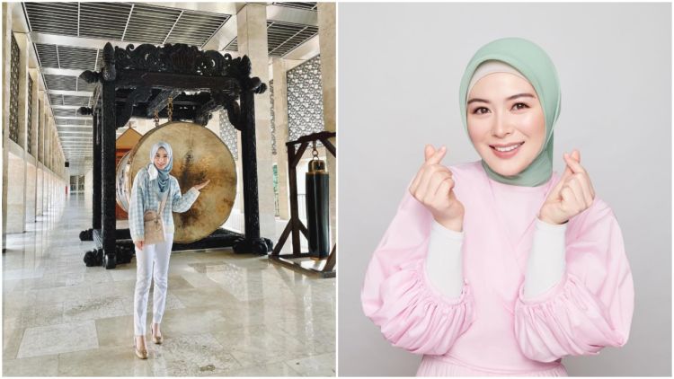 Dikritik Pakai Sepatu di Masjid Istiqlal, Ayana Moon Beri Penjelasan: Sudah di Luar Batas Suci