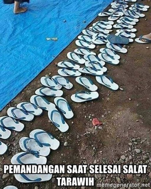 Deretan Meme Absurd Saat Momen Tarawih Berlangsung. Tiap Tahun Selalu Begini Kocaknya :D