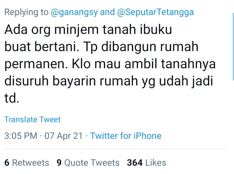 11 Curhatan Masalah Tanah Warganet Vs Tetangganya ini Bikin Ngelus Dada. Ada-ada Aja~