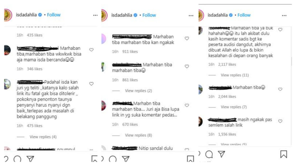 Iis Dahlia Salah Lirik Saat Bawakan Lagu 