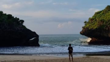 Pantai Sedahan yang Indah Nan Menawan, Namun Kini Jadi Sepi Pengunjung