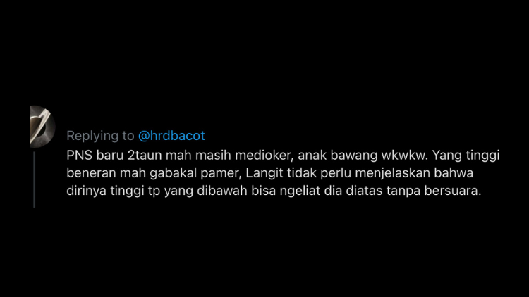 Viral PNS Sombong yang Merasa Paling Sukses, Begini Respons Warganet. Ternyata Banyak juga yang Sama~