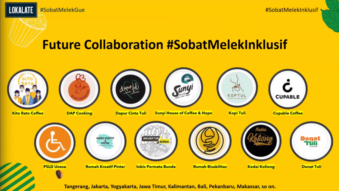 Dukung Teman-Teman Difabel, Kopi Instan Lokalate Usung Dua Program dalam Kampanye #SobatMelekInklusif