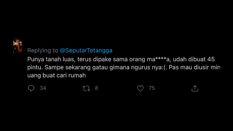 11 Curhatan Masalah Tanah Warganet Vs Tetangganya ini Bikin Ngelus Dada. Ada-ada Aja~