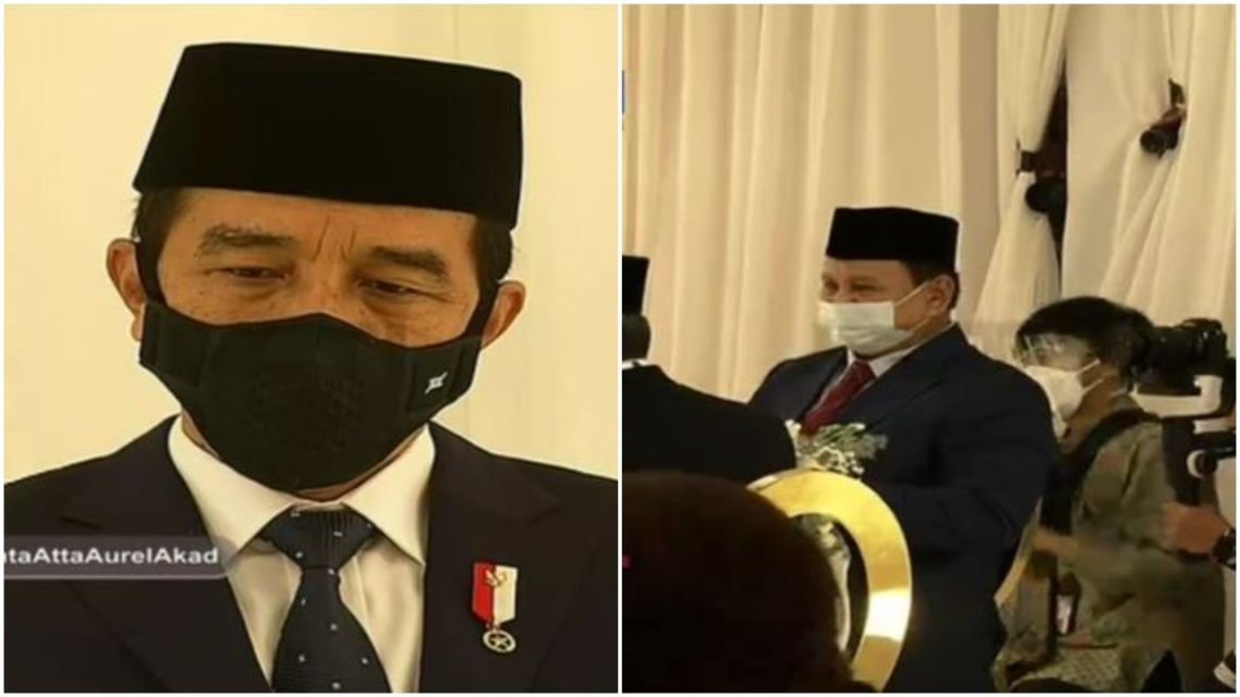 Selamat! Atta dan Aurel Resmi Naik Pelaminan. Presiden Jokowi dan Prabowo Menjadi Saksi Pernikahan