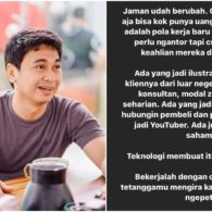 Ikut Tanggapi Kasus Viral Babi Ngepet, Raditya Dika Beri Pesan: Orang di Rumah Aja Bisa Punya Uang