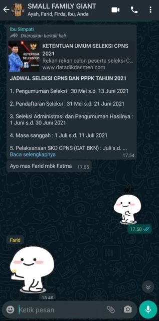 10 Balasan Chat Para Anak yang Nggak Mau Ikut Tes CPNS tapi Terus Dikodein sama Orangtua