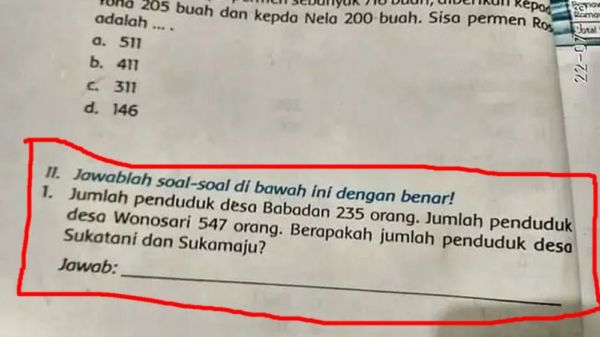 13 Soal Ujian ini Bikin Anak Sekolah Zaman Sekarang Wajib Bisa Mengontrol Emosi. Sabaaaarrr~