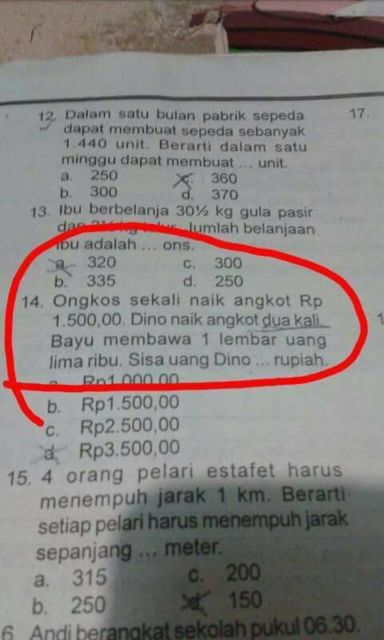 13 Soal Ujian ini Bikin Anak Sekolah Zaman Sekarang Wajib Bisa Mengontrol Emosi. Sabaaaarrr~