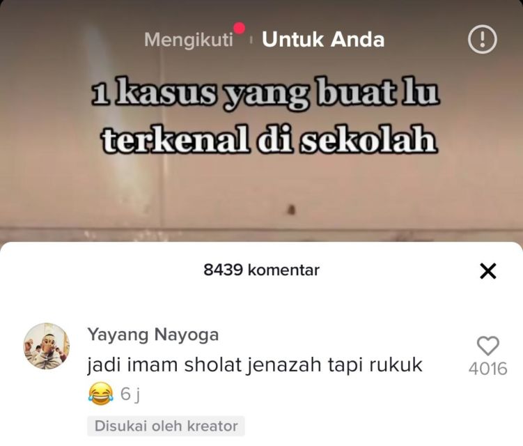 Ditanya tentang Hal yang Bikin Terkenal Semasa Sekolah, Begini Pengakuan Kocak Warganet