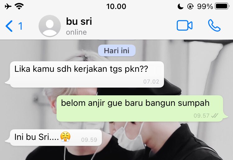 Sebelum Balas Chat dari Guru, Pastikan Matamu Benar-Benar Melek. Daripada Jadinya Nanti Ngaco Gini~