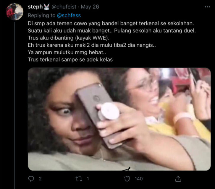 Ditanya tentang Hal yang Bikin Terkenal Semasa Sekolah, Begini Pengakuan Kocak Warganet