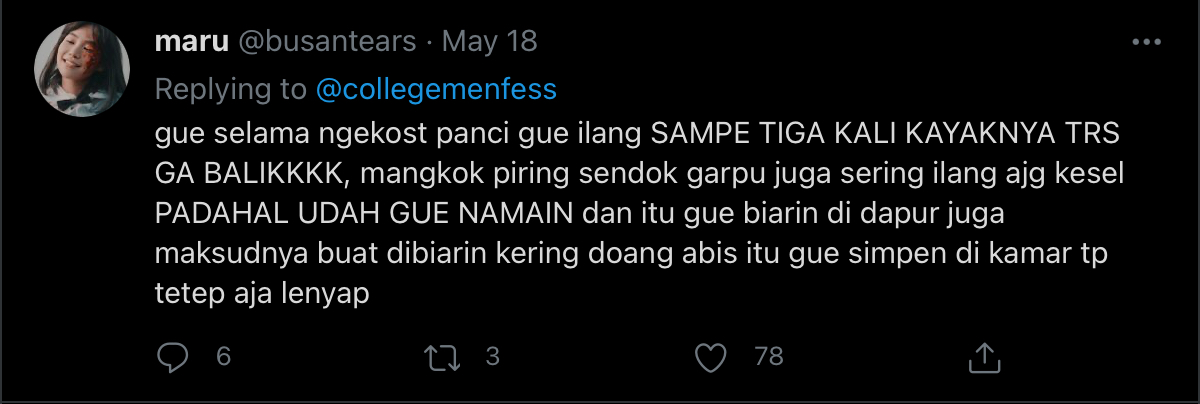 Jadi Anak Kos Memang Nano-Nano Rasanya. Pengalaman Warganet Ini Bakal Bikin Geleng-Geleng Kepala