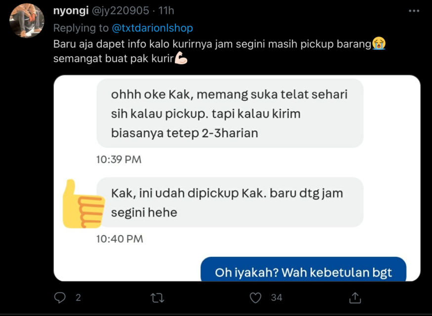 Beragam Simpati dan Dukungan Warganet untuk Kurir Ekspedisi Menjelang Lebaran. Respek Banget!