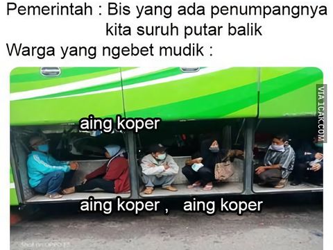 11 Meme Mudik Paling Absurd Selama Masa Pandemi di Tahun 2021. Nggak Paham Lagi! :D