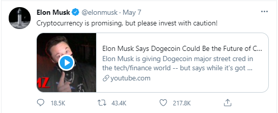 CEO MainGame Tantang Followers Elon Musk dengan Imbalan Dogecoin