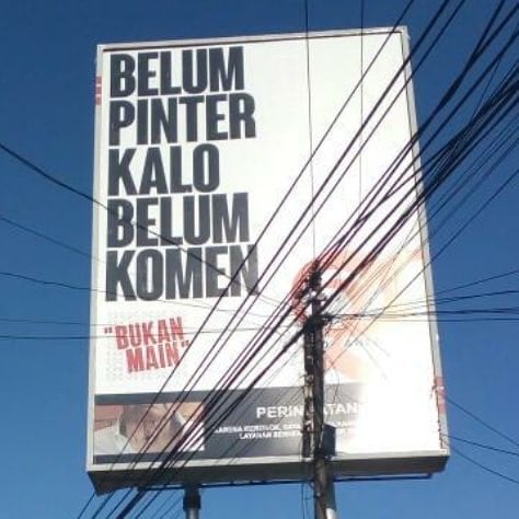 11 Pesan dan Tamparan Keras Paling Epik dari Baliho Iklan Rokok. Dijamin Menohok Banget!