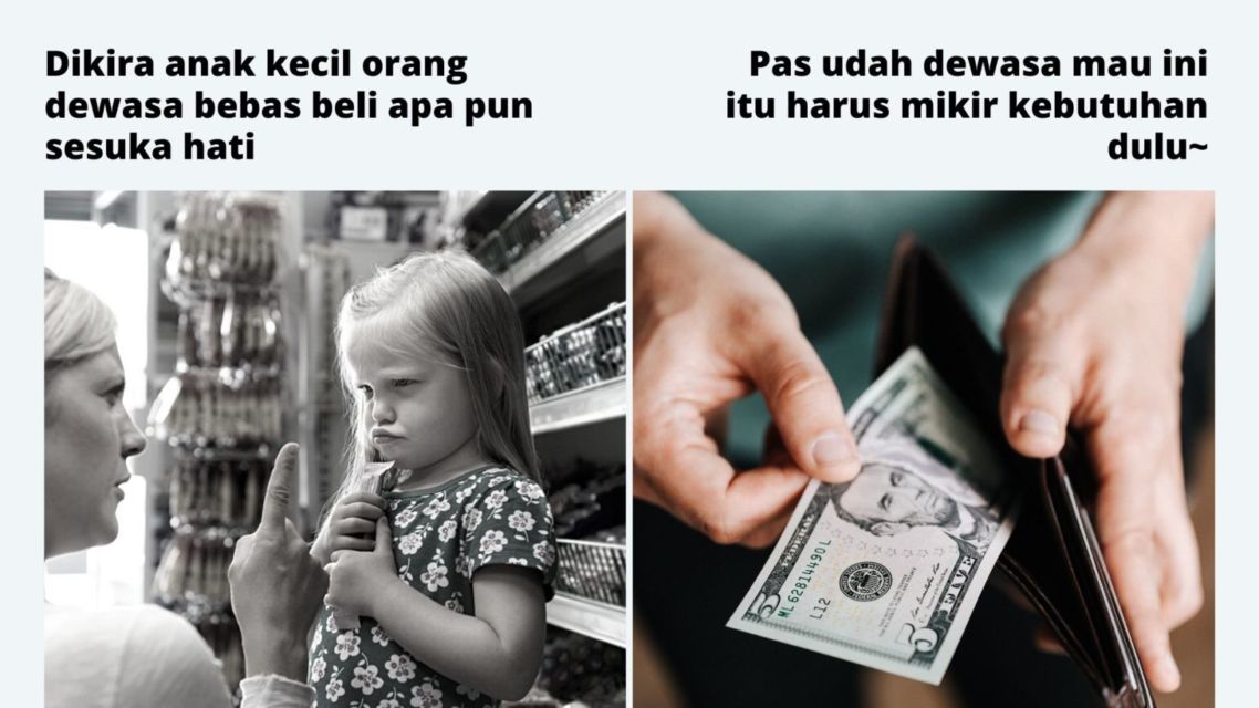 Kocaknya 8 Meme Ekpektasi Anak Kecil pada Orang Dewasa yang Ternyata Nggak Sesuai Kenyataan