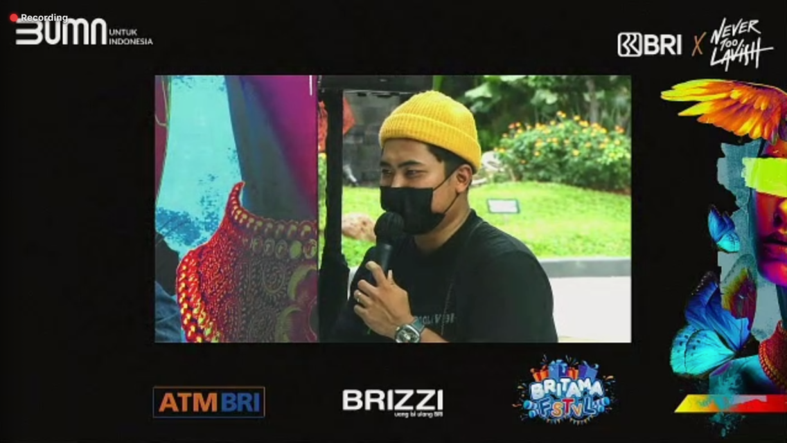 Kolaborasi BRI x Never Too Lavish Hadirkan Kartu Brizzi dan ATM Bercorak Grafiti Khas Anak Muda