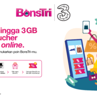 Serbu Voucher Kuota dan Belanja Online dari TRI Indonesia, Gratis Nggak Pakai ribet!