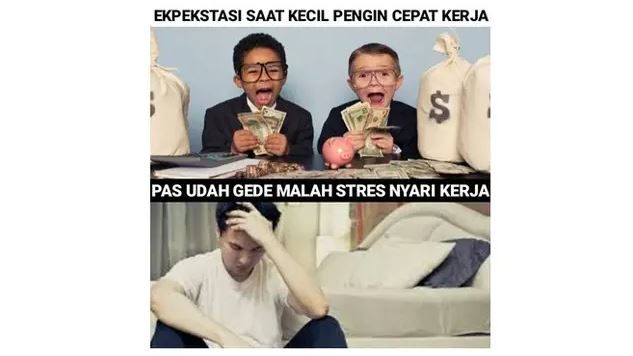 Kocaknya 8 Meme Ekpektasi Anak Kecil pada Orang Dewasa yang Ternyata Nggak Sesuai Kenyataan