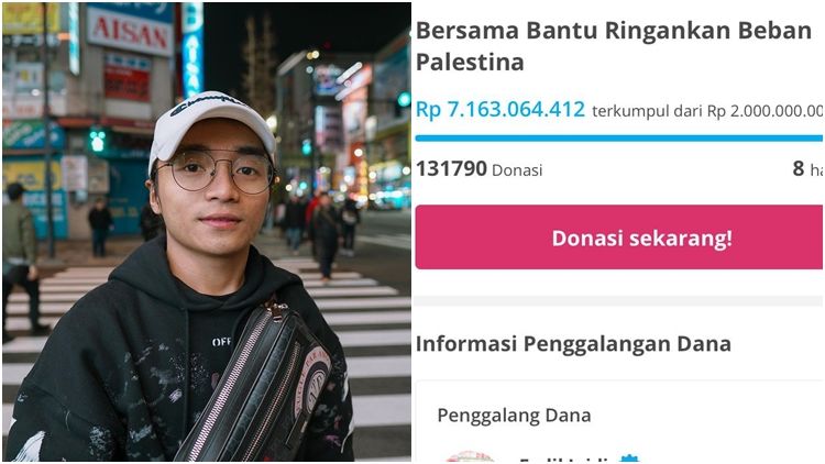 Prihatin dengan Kondisi di Palestina, 6 Seleb ini Galang Donasi. Hasilnya sampai Miliaran Rupiah!