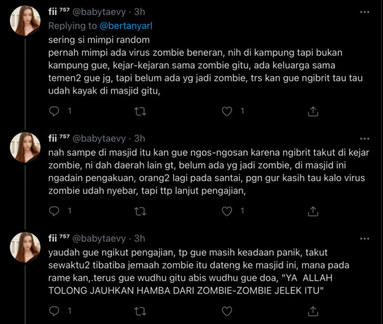 11 Mimpi Absurd yang Pernah Dialami Warganet. Bunga Tidur Macam Apa ini?