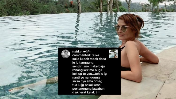 Warganet Ceramahi Gaya Pakaiannya di Kolam Renang, Tamara Bleszynski: Pikiran Kamu Perlu Dijaga