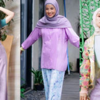 8 Mix and Match Baju Warna Lilac Kekinian dengan Warna Kontras