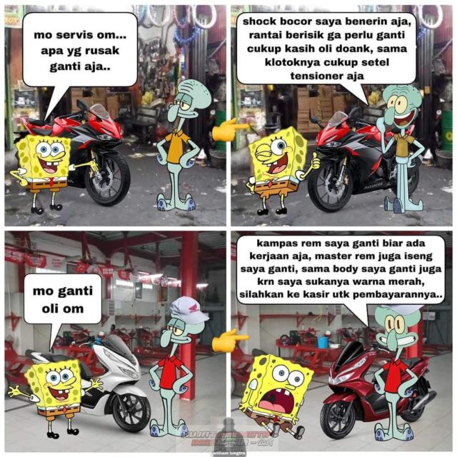 Cobaan Saat Servis Motor di Bengkel Resmi. Ada yang Pernah Ngerasain?