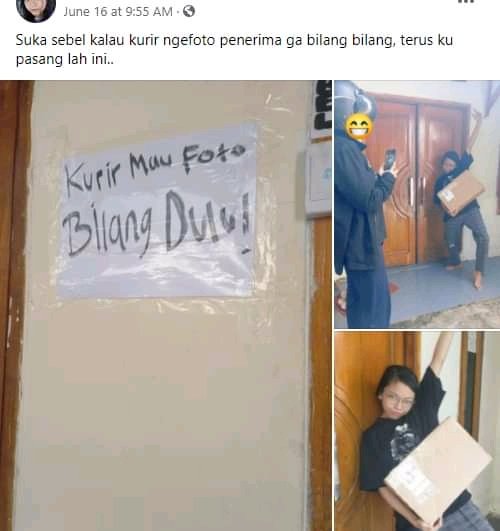 11 Pemberitahuan Absurd dari Pelanggan untuk Kurir Paket di Depan Rumah. Sabar, ya, Bang!