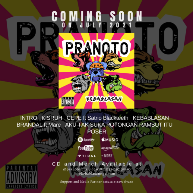 Berangkat dari Keresahan Sosial, Band Punk Rock Pranoto Siap Debut Album di Juli Mendatang