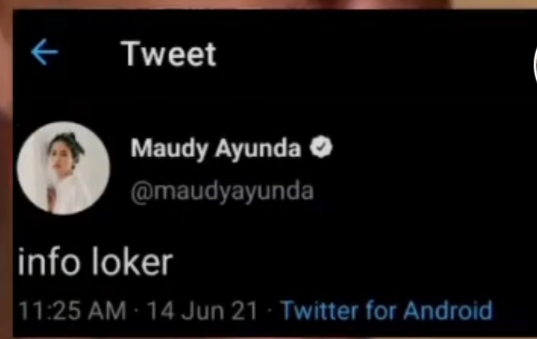 Maudy Ayunda Mencari Lowongan Pekerjaan atau Lowongan Pekerjaan yang Mengantri pada Maudy?