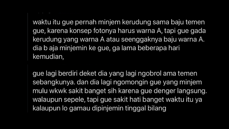 Curhatan Warganet ini Buktikan Jika Nggak Semua Orang Bisa Jadi Teman