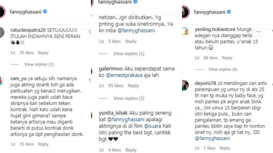 Tanggapi Polemik Sinetron 'Suara Hati Istri: Zahra', Fanny Ghassani: Apanya yang Salah?