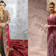 7 Ide Kebaya Resepsi Nuansa Merah Karya Tangan Para Desainer Indonesia. Cantik Semua!