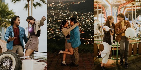 10 Ide Pre-wedding Gemas ala Joshua Suherman-Clairine Clay. Konsep Theme Park hingga Pegunungan!