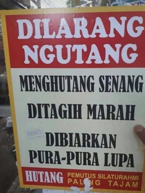 11 Peringatan Anti Ngutang ini Bikin Siapapun yang Mau Ngutang Jadi Mikir