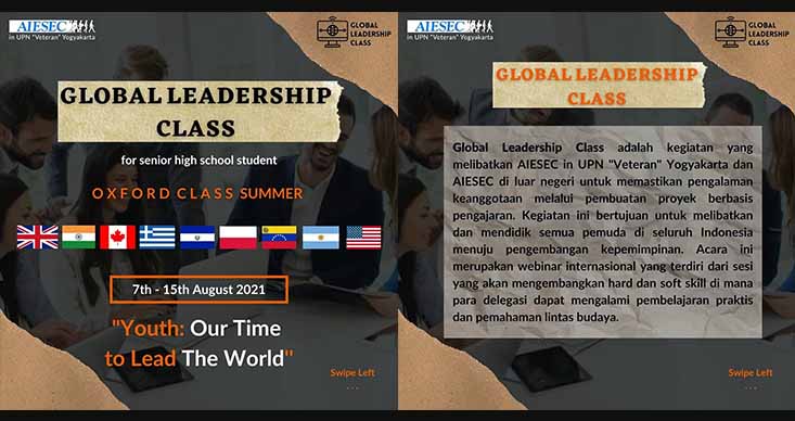 Global Leadership Oxford Class Summer 2021, Our Time to Lead The World!