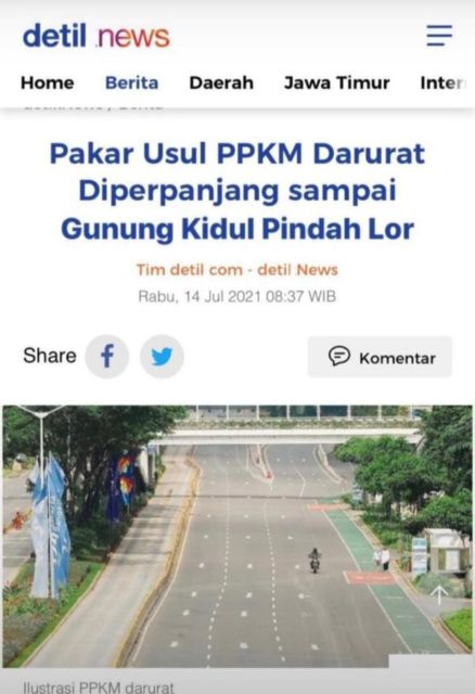 Saking Keselnya dengan Perpanjangan PPKM, Warganet Luapkan Emosi dalam Sederet Meme Kocak ini