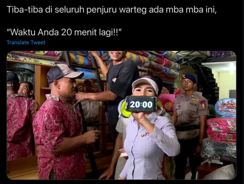 Soal PPKM Level 4 Batasi Waktu Makan Maksimal Hanya 20 Menit, Begini Respons Warganet. KZL!