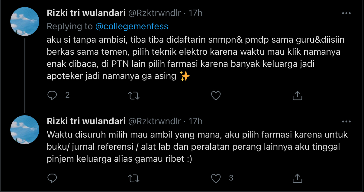 Kocaknya Curhatan Warganet Tentang Salah Jurusan. Drama Awal Kuliah Aja Udah Begini, Gimana Nanti~