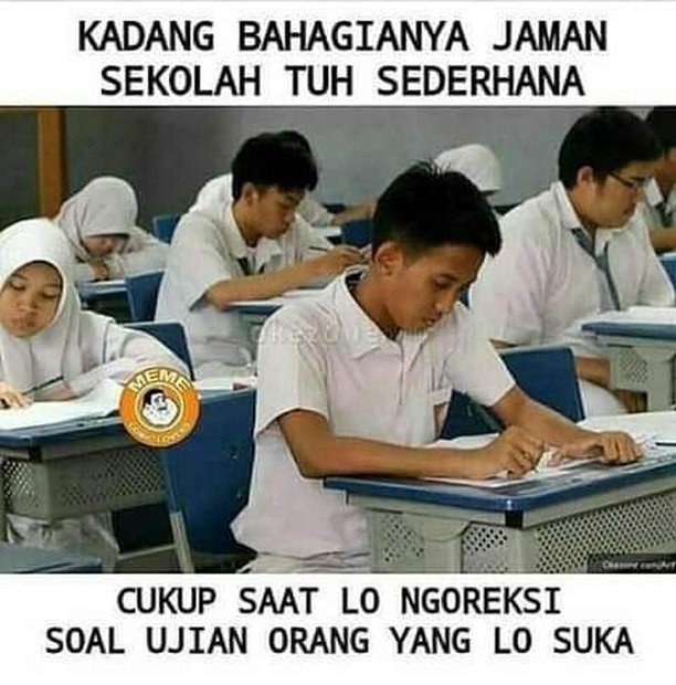 11 Meme Kocak ini Bikin Iri Anak-Anak Sekolah Zaman Sekarang. Kapan Bisa Merasakan Begini, ya? :(