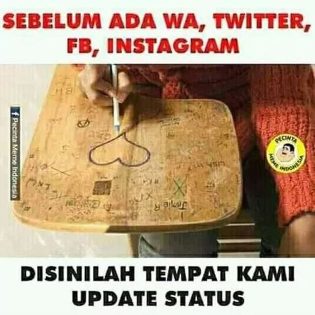 11 Meme Kocak ini Bikin Iri Anak-Anak Sekolah Zaman Sekarang. Kapan Bisa Merasakan Begini, ya? :(