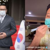 Soroti Penggunaan Masker di Dagu, Ridwan Kamil Balas Lawakan Densu-Uya Kuya dengan Gaya Khaby Lame