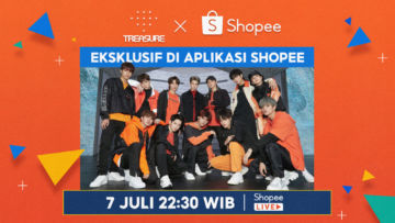 Dear Teume, Nantikan Penampilan TREASURE dalam Acara Live TREASURE x Shopee. Eksklusif di Aplikasi Shopee!