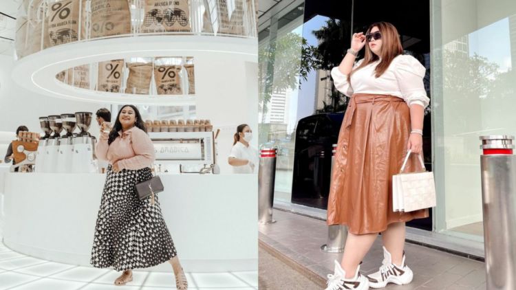 10 Ide OOTD Rok Manis ala Selebgram Plus Size. Cantik Banget, Yakin Nggak Mau Coba?