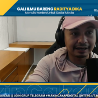 Raditya Dika Bagikan Tips dan Trik Membuat Konten Media Sosial dalam Webinar Literasi Digital Kemkominfo 